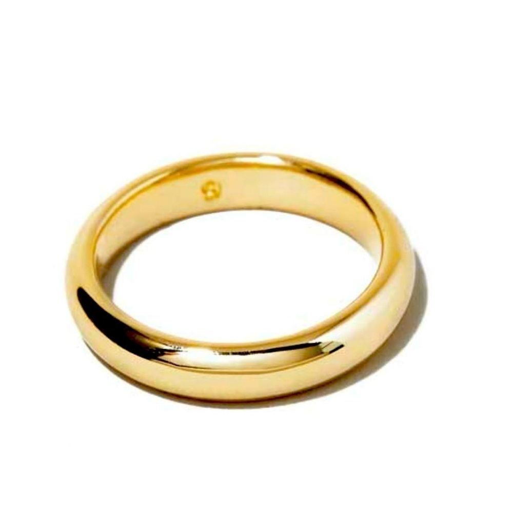 Ana Luisa|Gold Band Ring - Everly|size 8|stackable or wear alone